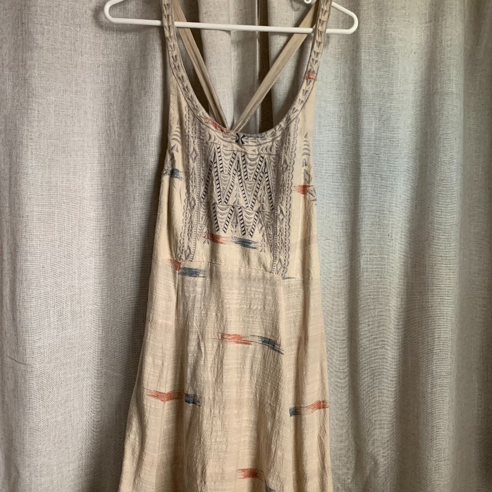 Free People Boho open back Dress (with pocketst)